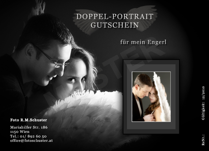 Gutscheine für Doppelportraits