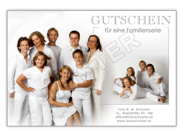 Gutscheine für Familienfotos